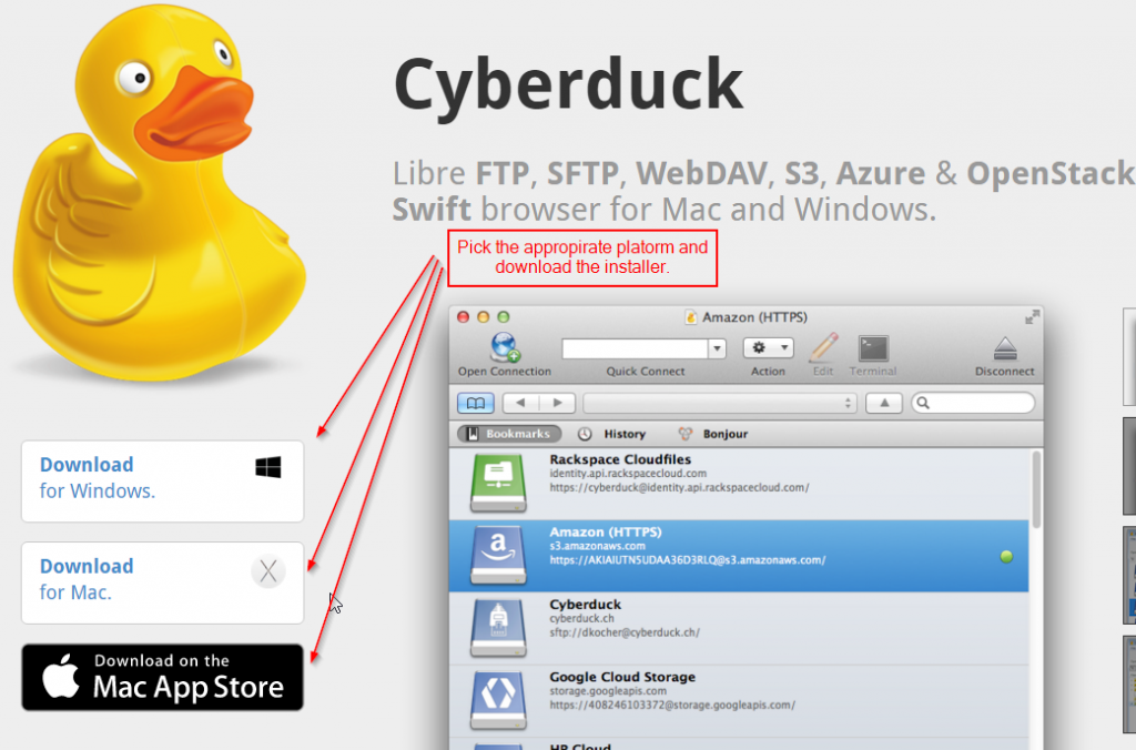 Cyberduck for mac ssh
